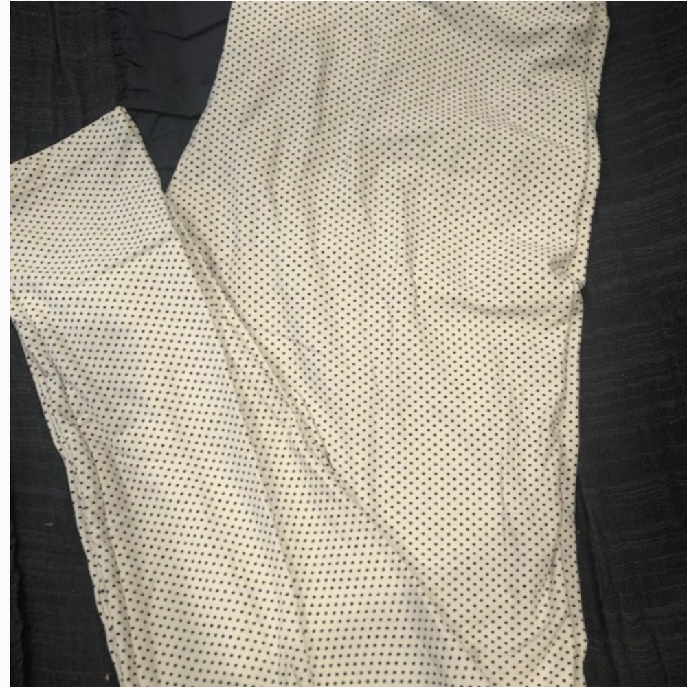 Lularoe TC white with small black dots